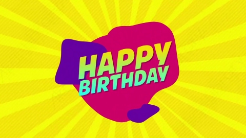 AE模板-卡通动态文字标题18