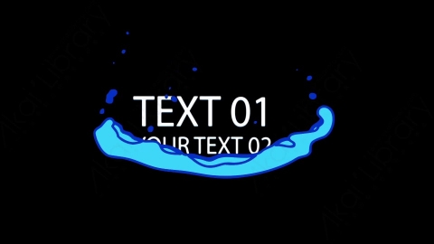 AE模板-卡通创意文字标题4