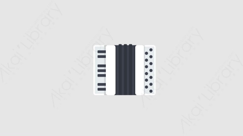 AE模板-Scene_24_Accordion手风琴卡通元素图标