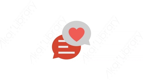 AE模板-2-Social engagement聊天对话框MG扁平商业市场营销动画图标