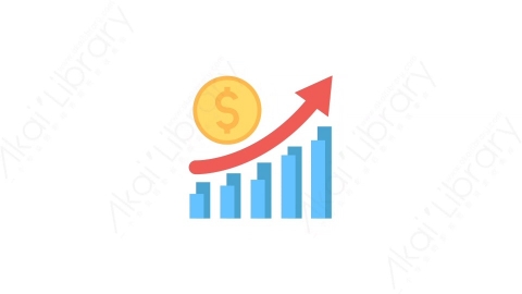 AE模板-11-Growth盈利MG扁平银行金融动画图标