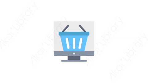 AE模板-8-E-Commerce solution电子商务解决方案MG扁平SEO和开发动画图标