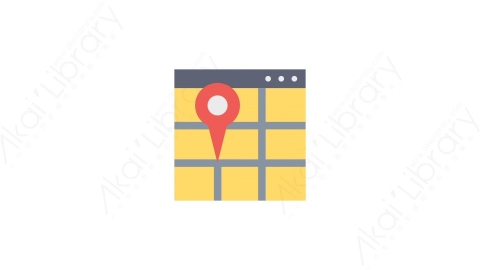 AE模板-12-Website map网站地图MG扁平Web和图形设计动画图标