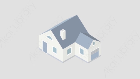AE模板-Private House_M_02私人住宅MG扁平城市建筑元素图标