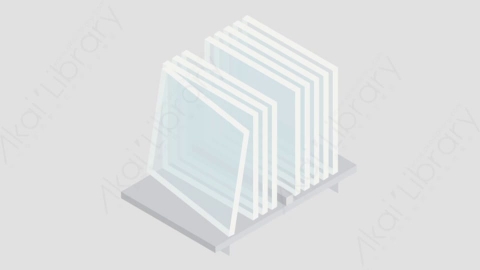 AE模板-Glass_Pallet玻璃托盘MG扁平建筑施工元素图标