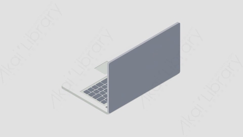 AE模板-Laptop_02笔记本电脑MG扁平电子设备元素图标