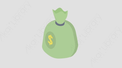 AE模板-Money_Bag钱袋MG扁平金融财经元素图标