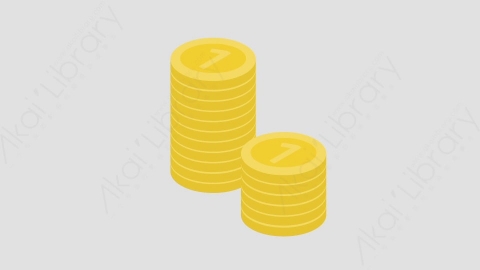 AE模板-Money金币MG扁平金融财经元素图标