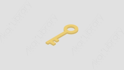 AE模板-Key 2钥匙MG扁平日常生活元素图标