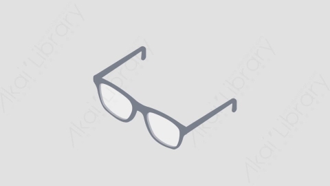 AE模板-Eyeglasses眼镜MG扁平学习教育元素图标
