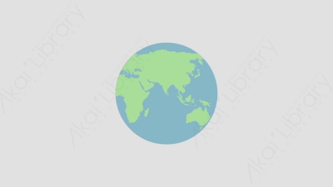 AE模板-World_Map地球MG扁平学习教育元素图标
