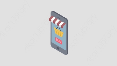 AE模板-Phone_Shop手机购物MG扁平商场购物元素图标
