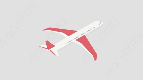 AE模板-Airplane_Backside_Arrival飞机MG扁平交通工具元素图标