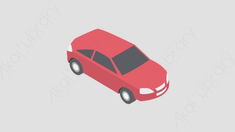 AE模板-Car_Front_Pop-up轿车MG扁平交通工具元素图标