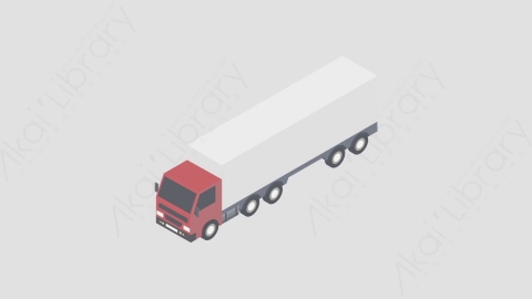 AE模板-Truck_Front_Pop-up火车MG扁平交通工具元素图标