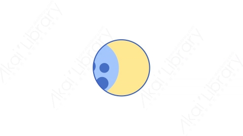 AE模板-18New Moon新月MG扁平天气元素图标