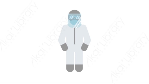 AE模板-04_ Hazmat Suit防化服MG扁平医学医疗元素图标