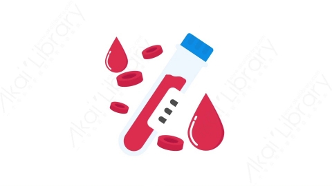 AE模板-18_ Blood Testy验血MG扁平医学医疗元素图标