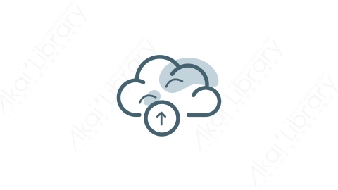 AE模板-08_Cloud云端上传MG扁平日常生活元素图标