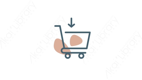 AE模板-32_trolley购物车MG扁平日常生活元素图标