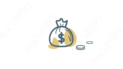 AE模板-47_money钱袋MG扁平日常生活元素图标