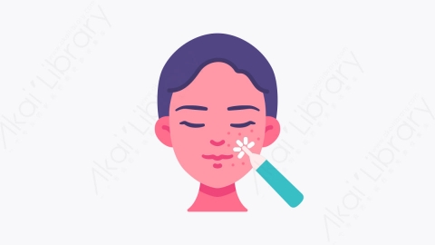 图片素材-001美容治疗 beauty treatment扁平MG卡通整容手术元素图标
