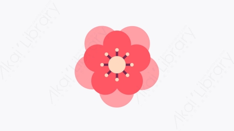 图片素材-001花 flower扁平MG卡通农历新年元素图标