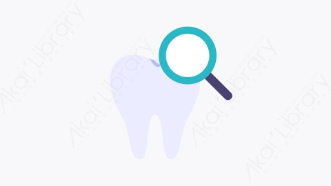 图片素材-004牙科检查 dental checkup扁平MG卡通牙科元素图标