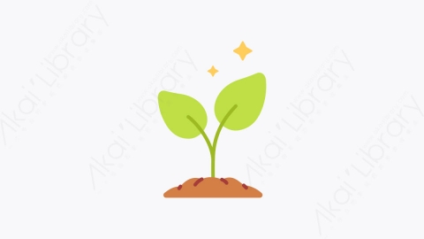 图片素材-008生态 ecology扁平MG卡通去生态元素图标