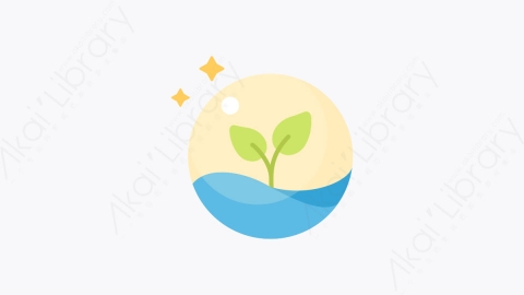 图片素材-009生态 ecology扁平MG卡通去生态元素图标