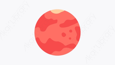 图片素材-014星球 planet扁平MG卡通空间元素图标