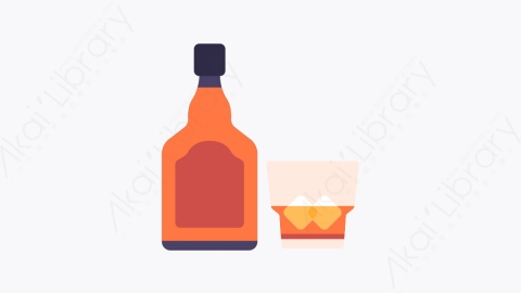 图片素材-018酒精 alcohol扁平MG卡通在夜总会元素图标