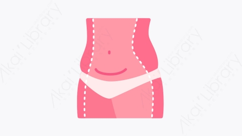 图片素材-018吸脂 liposuction扁平MG卡通整容手术元素图标