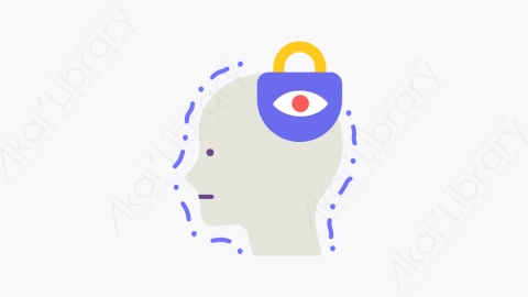 图片素材-024社交焦虑 social anxiety扁平MG卡通心理健康和障碍元素图标