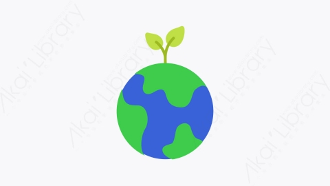 图片素材-025生态 ecology扁平MG卡通去生态元素图标