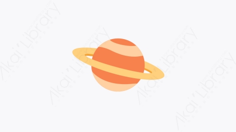 图片素材-027星球 planet扁平MG卡通空间元素图标