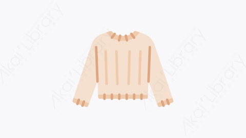 图片素材-027毛衣 sweater扁平MG卡通衣服和衣服元素图标