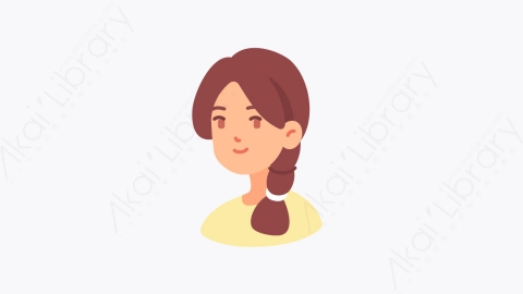 图片素材-029女孩 girld扁平MG卡通人形元素图标