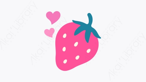 图片素材-030草莓 strawberry扁平MG卡通在夜总会元素图标