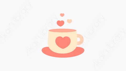 图片素材-034热饮 hot drink扁平MG卡通爱与甜蜜的元素图标