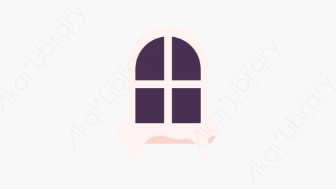图片素材-035窗户 window扁平MG卡通圣诞节元素图标