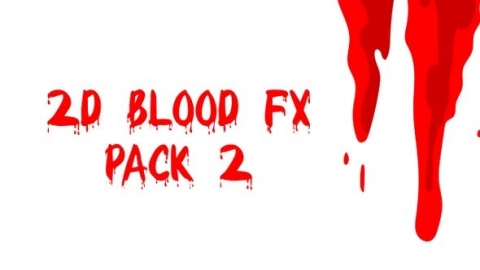 视频素材-17个二维手绘鲜血喷溅特效工具包2-2d-blood-fx-pack-2