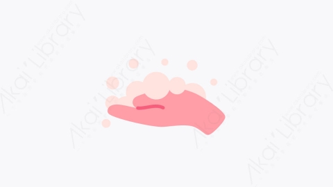 图片素材-008洗手 hand washing扁平MG卡通洗手元素图标