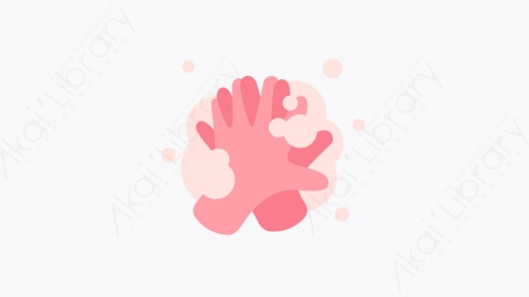图片素材-015洗手 hand washing扁平MG卡通洗手元素图标