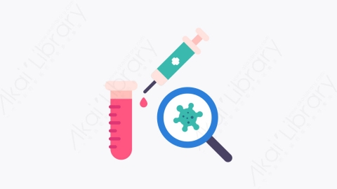 图片素材-017没有疫苗 no vaccines扁平MG卡通冠状病毒COVID 19元素图标
