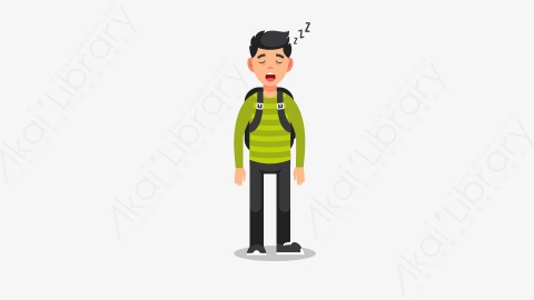 图片素材-学生做不同的动作30