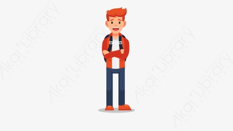 图片素材-学生做不同的动作38
