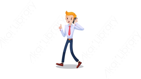 图片素材-做不同的动作的好商人4