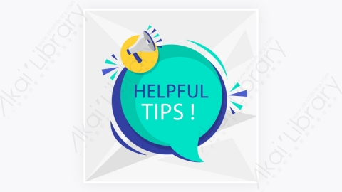 图片素材-卡通扁平多彩的快速Tips重点提示标签104