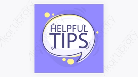 图片素材-卡通扁平多彩的快速Tips重点提示标签13